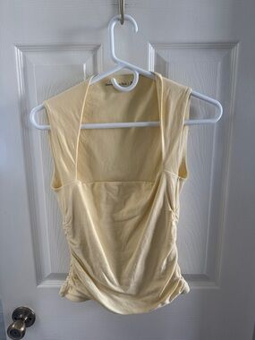 Abercrombie & Fitch Pale Yellow Ava Tank Top